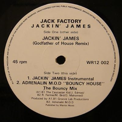 Jackin' James (Vocal Remix)/Cut it up (Cutting Mix) / Vinyl Maxi Single