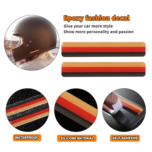 Image of TOMALL 3D Emblem Stickers Silicone Germany Flag for Car 8.5x1.5cm Small Flag Decals Badge Universal for Car Window Fender Motorcycle Truck SUV Trunk Stickers Auto Body Emblem Accessories-German Flag