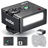 Godox iM30 Flash Godox per Fotocamera, 7 Livelli di Potenza Mini Flash Speedlite 6500K±200K per Canon Sony Nikon Fuji Olympus