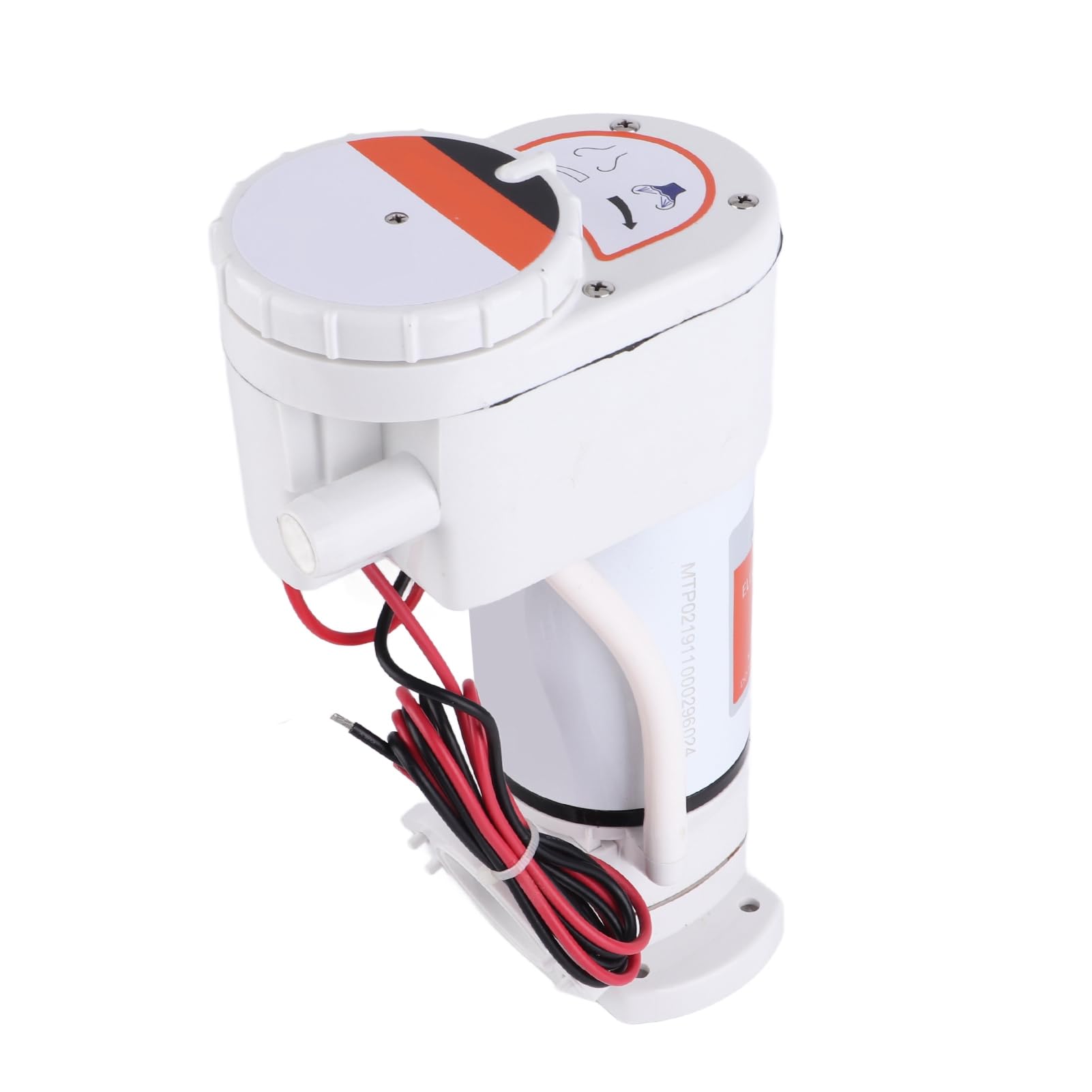 Bomba de Inodoro Eléctrica Manual A Marina Kit de Conversión de Inodoro de Prevención de Reflujo Autocebante para Yate Barco 12 V 20 A Velocidad Máxima 5 5 GPM/20 8 LPM Permite y Solo para