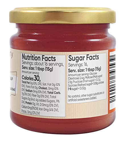 Frusano Set Of 3 Organic Strawberry Rhubarb Spread 8.3Oz | Low Fodmap - Fodmap Friendly Certified, No Added Fructose, Lactose And Gluten Free | Usda Organic Natural Jam Sweet Real Taste #TOP3