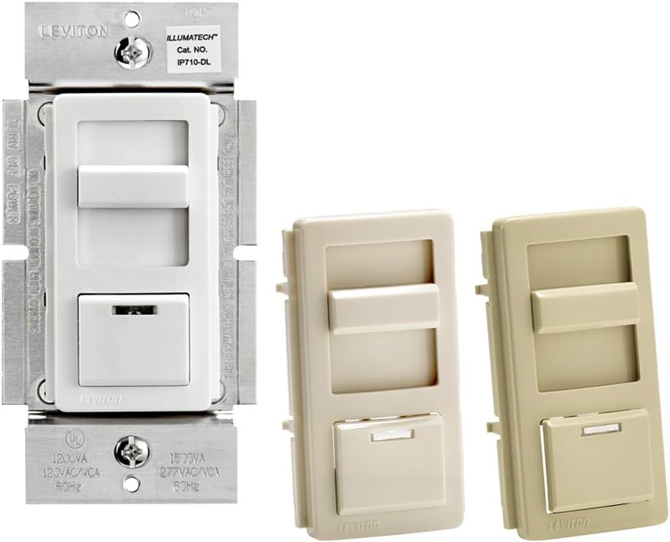 Leviton IllumaTech Dimmer Switch for 010V LED, Mark 7 Florescent