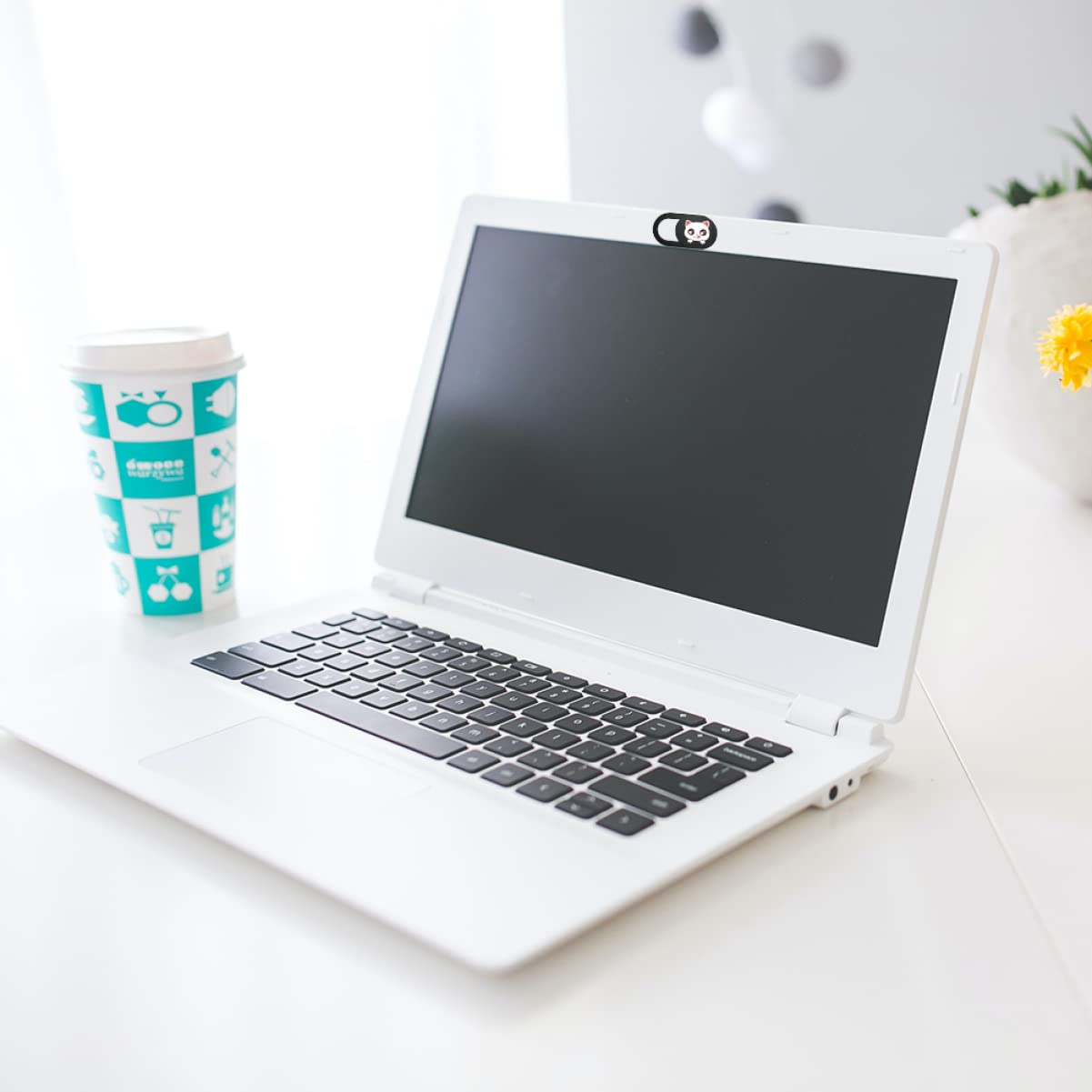 Abaodam 18piezas Cubierta De Privacidad para Webcam Diseño De Gato Deslizante y Fácil De Usar Protección para Laptop y Tablet Anti-Hacker y Seguridad Digital