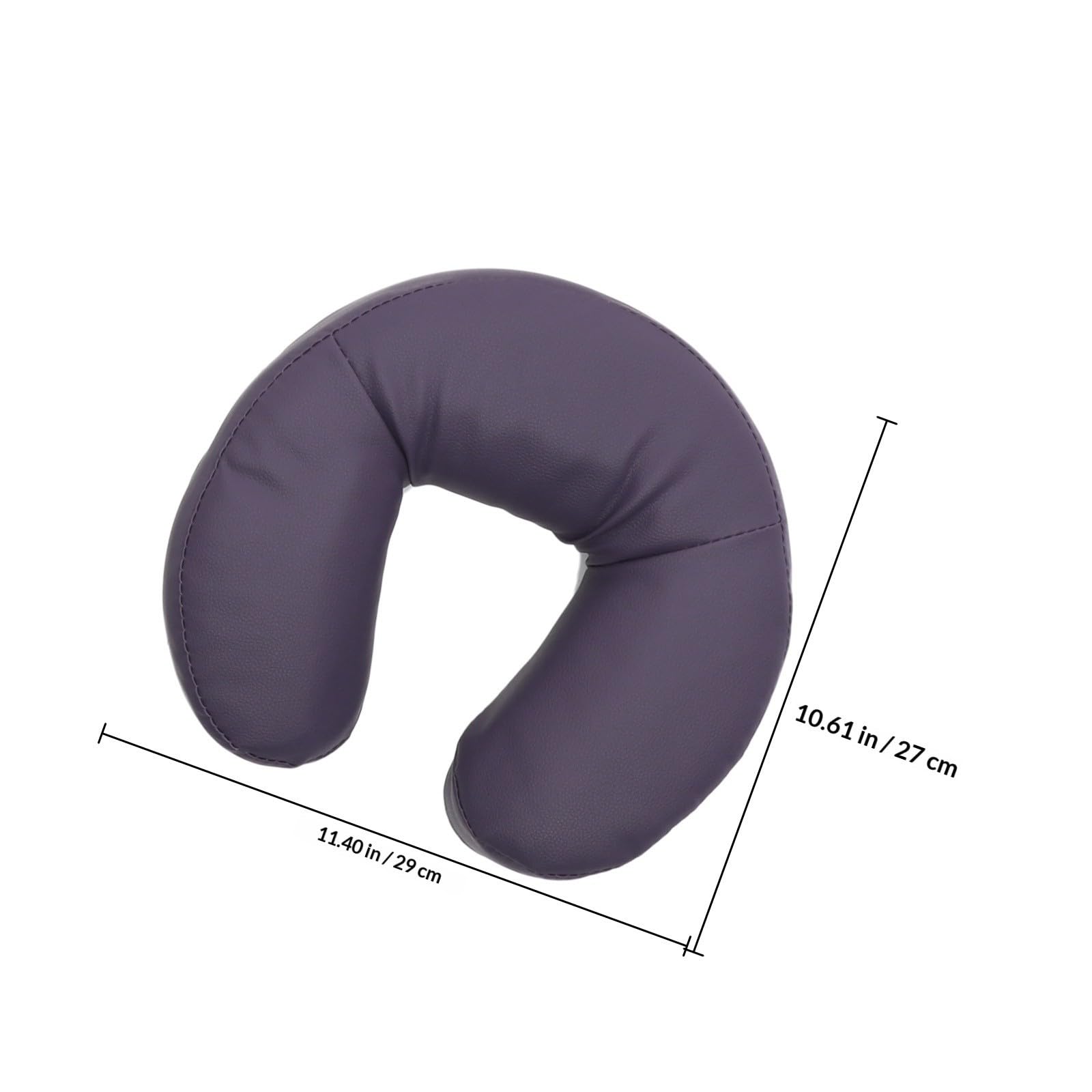 LIFKOME Cuscino Pelle a Lettino Massaggio Poggiatesta per U in Ergonomico e Forma di Pu Traspirante Amica della Pelle per Spa e Lettini Estetici
