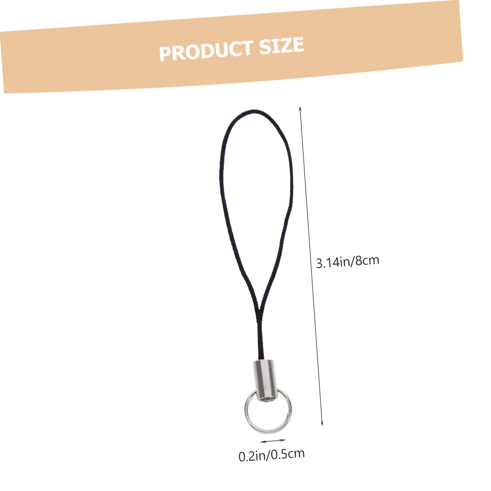 Tofficu Cuerda Colgante Para Teléfonos Móviles De Blancas Negras Correa Multifuncional Para Y Accesorios De Teléfono Para Diy