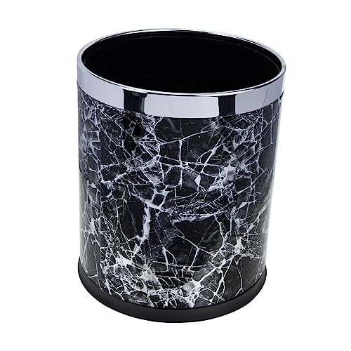 Basurero rectangular PRETYZOOM de plástico negro