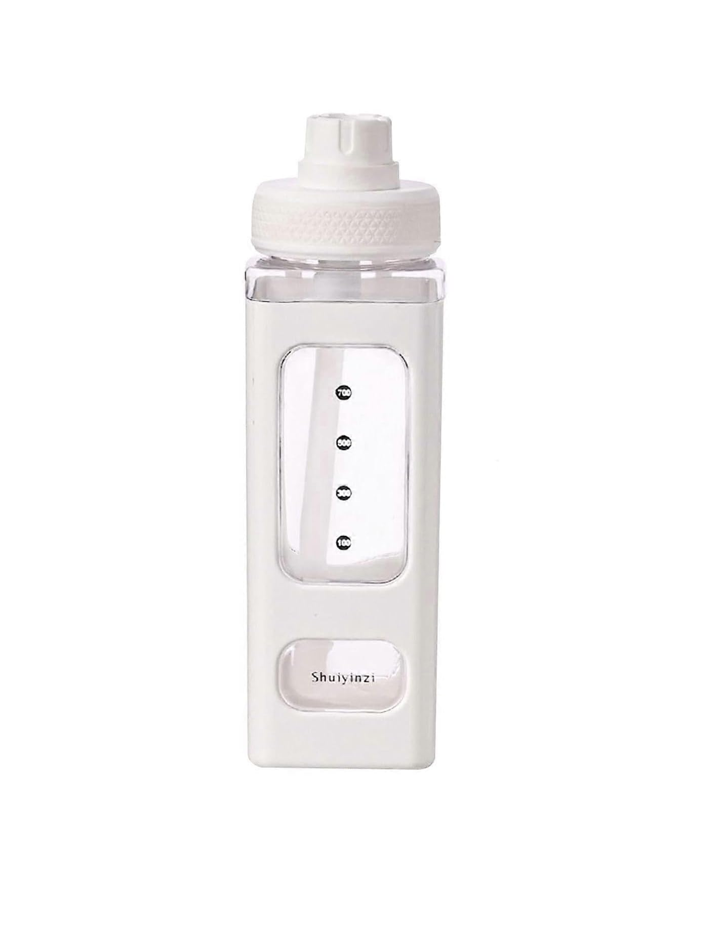 JOYHAPPST QQDD Kawaii Water Bottle with Straw and Sticker 23.6oz No Leak Large Cute Kawaii Bear W