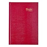 Brownline 2023 Traditional Daily/Monthly Planner, Untimed Journal, 12 Months, January to December, Perfect Binding, 8.25' x 5.75', Bright Red (CB389.RED-23)
