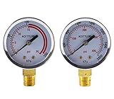 Low and High Pressure Gauges for Acetylene Regulator - 2 inches (PAIR)