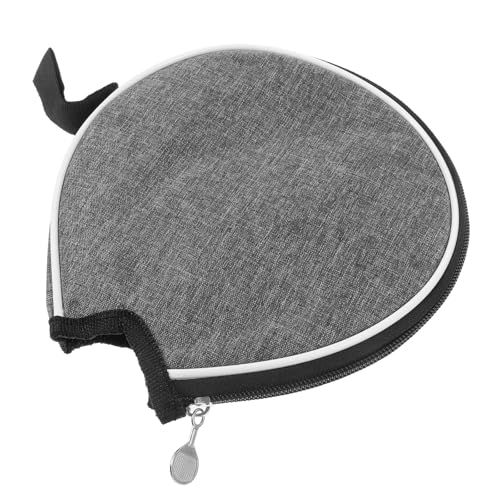 Holibanna Funda Rígida Profesional para Palas de Tenis de Mesa de Tela Oxford Protección Antivibración y Bolsillo para Almacenamiento Portátil