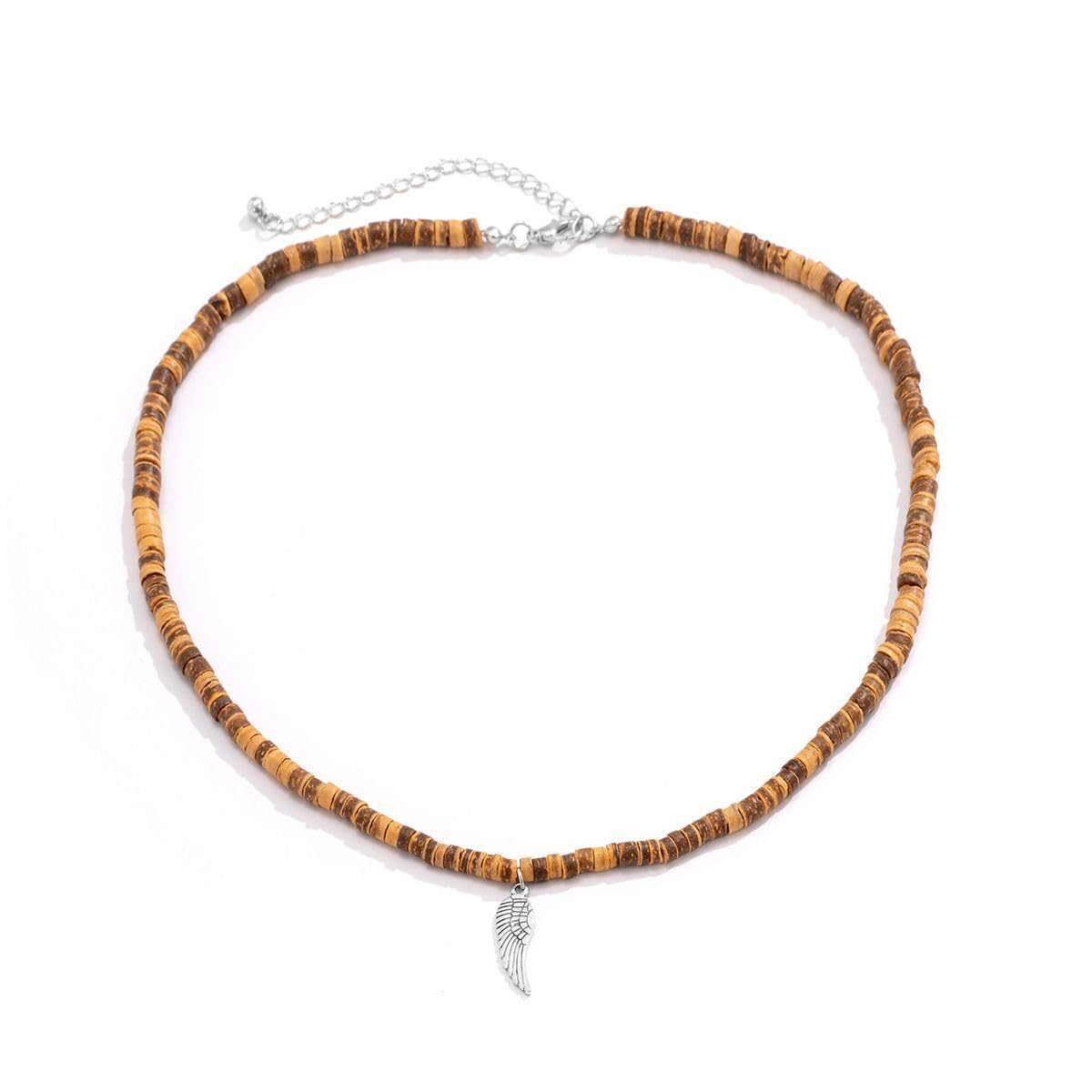 See full amazon price history chart for THE MEN THING WILDWOOD BOHO - Wooden Bead with Feather Pendant Mens Necklace for Men and Boys (24 Inch) THE MEN THING WILDWOOD BOHO - Wooden Bead with Feather Pendant Mens Necklace for Men and Boys (24 Inch) (B0CPPTR829) Amazon Price History, Amazon Price Tracker