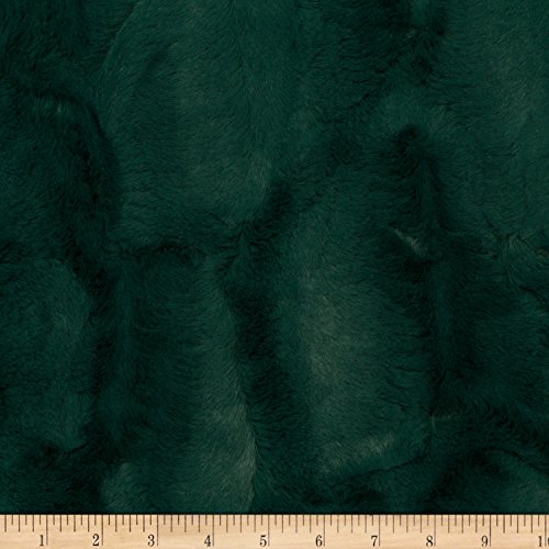 Shannon Minky Luxe Cuddle Hide Evergreen, Fabric by the Yard