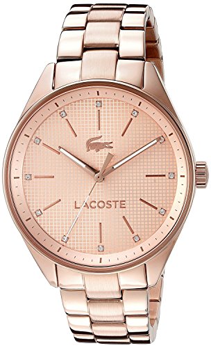 [���R�X�e]Lacoste �r���v Philadelphia Analog Display Japanese Quartz Rose Gold Watch 2000899 ���f�B�[�X [���s�A���i]
