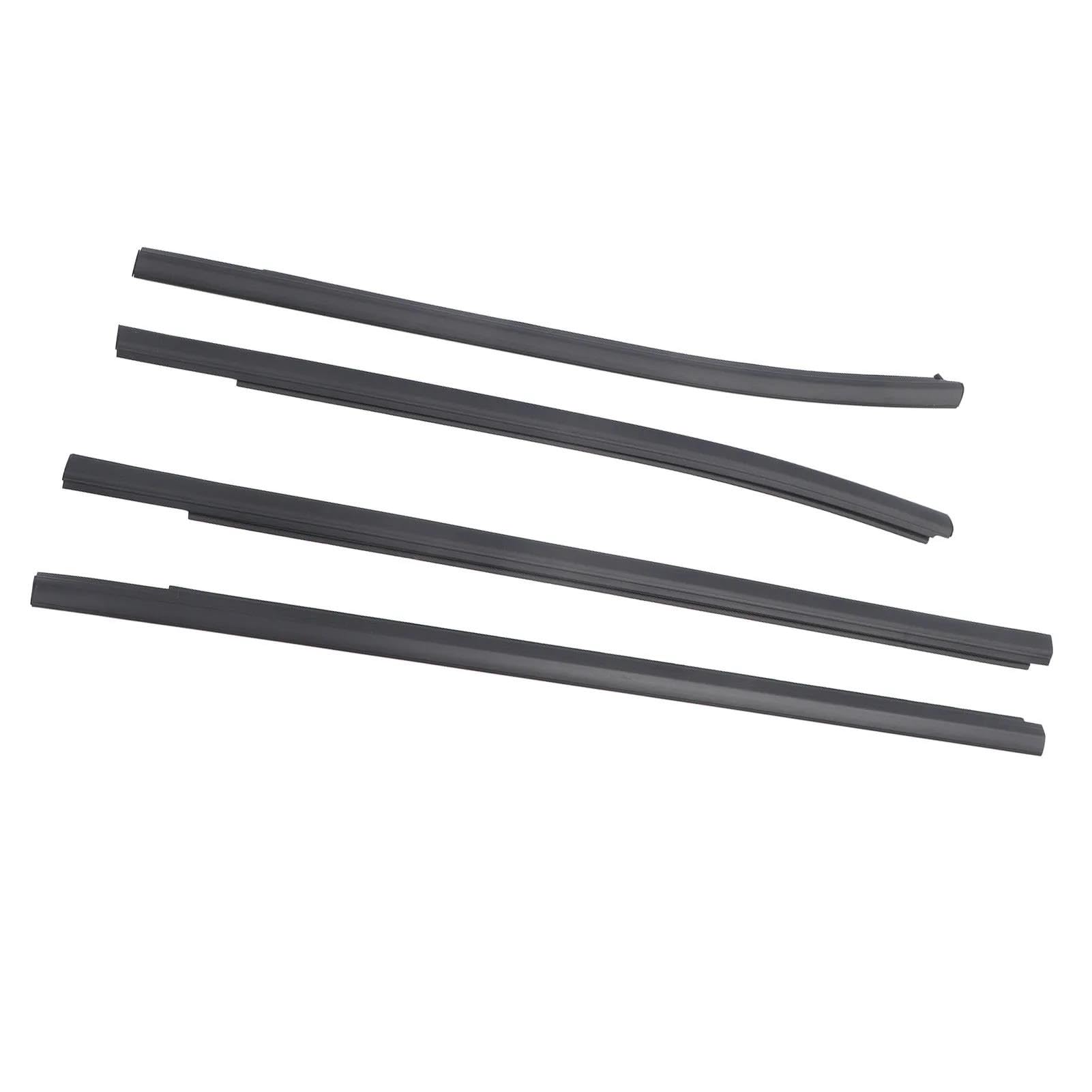 Striscia Tenuta Portiera 4 Pezzi Guarnizione Portiera E Finestrino Dell'auto Modanatura AB3Z2625554F Per Ford Per Ranger PX2 PX3 Per Wildtrak Per Raptor XLT XL Guarnizioni