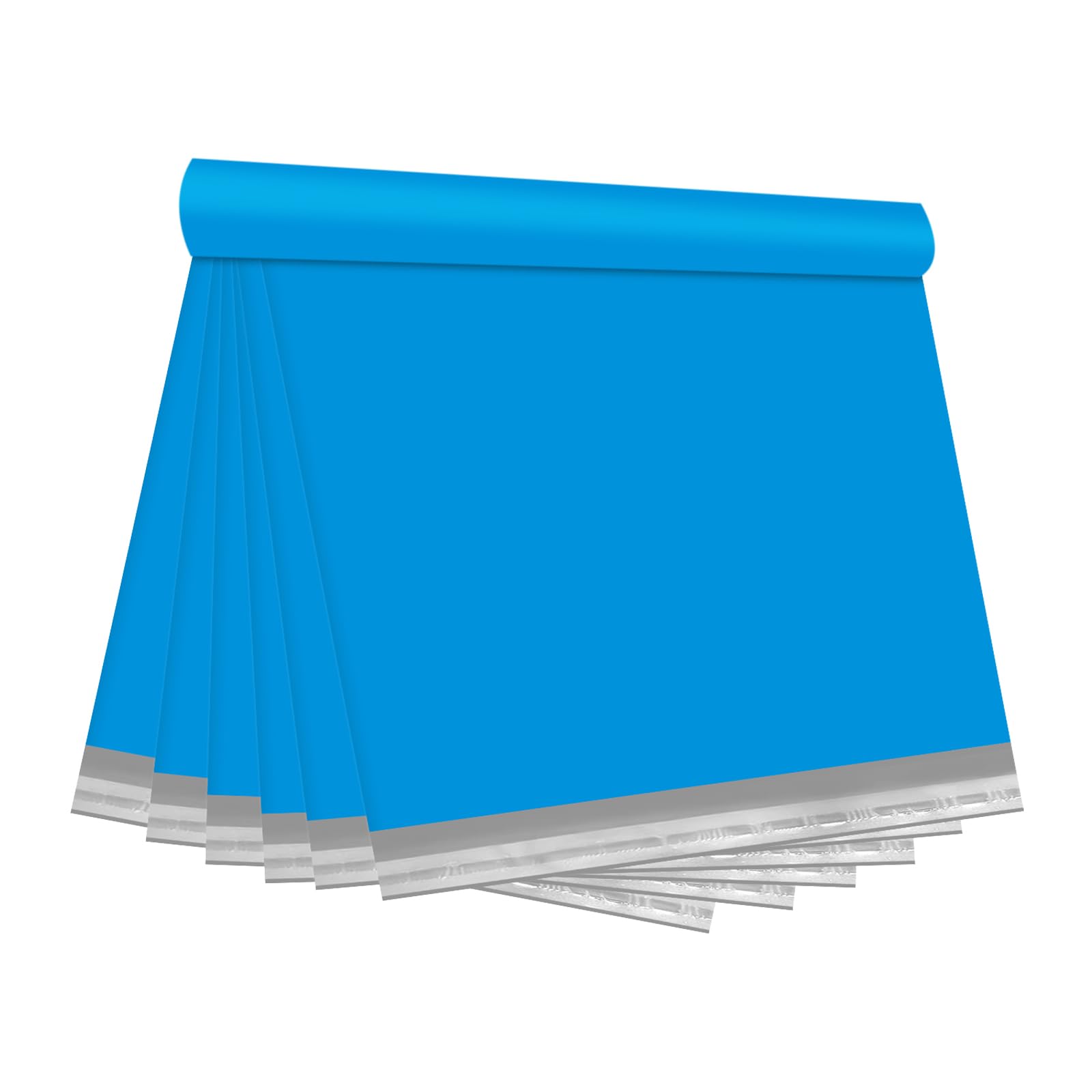 TRAEKESYI 100 Blue 10x13 Poly Mailers, Self-Sealing, Waterproof, Tear-Resistant Shipping Bags, Ideal for Shipping Apparel, Books, Accessories, and