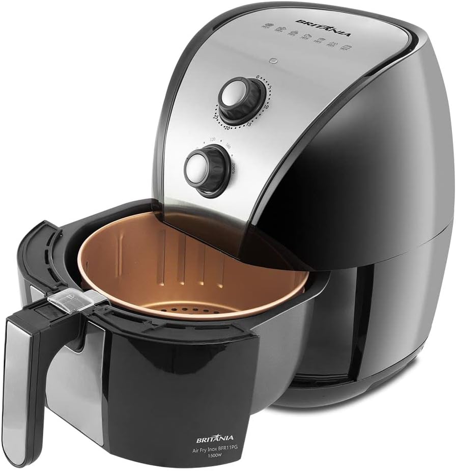 Melhor Air Fryer 2025: Guia Completo, Ranking Atualizado e a Melhor Air Fryer Custo-Benefício do Ano 6 Britania FRITADEIRA AIR FRY INOX