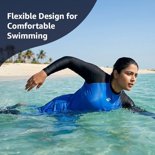 Image of Amazon Brand: Symactive - Swimming Suit for Women 2 Piece Swim Suit Set Full Body Swimming Costume for Woman Stretchable Fit Swimwear for Ladies