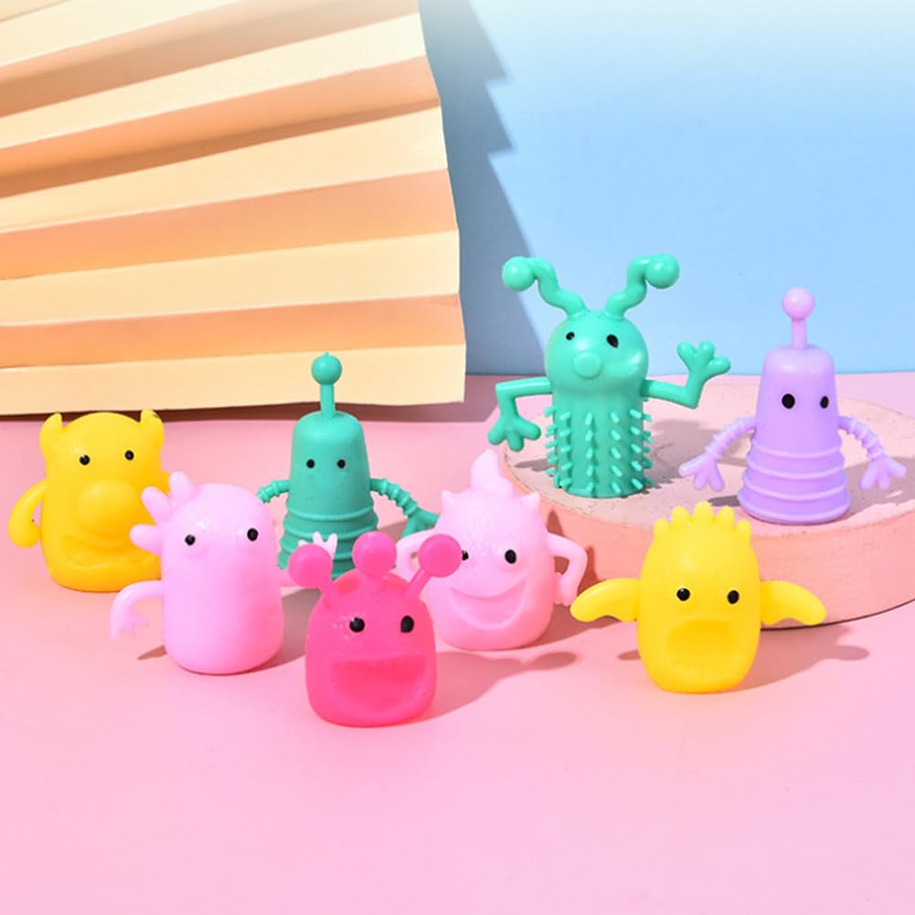 30pcs Bambole da Dito, Marionette da Dito per Mostro Occhio Marionette da Dito, Perfetto per Festival, Festa di Cosplay, Festa di Pasqua, Colore casuale