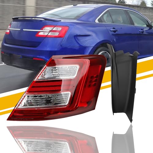 Dasbecan LED Halogen Tail light Compatible with 2013-2019 Ford Taurus Taillight Rear Lamp Right Passenger Side ReplaceDG1Z13404AA FO2805108