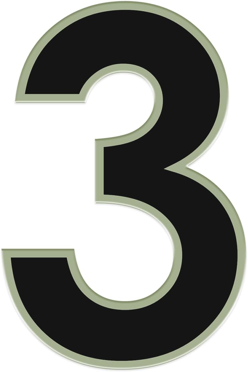 Bright Light House Numbers for Indoor and Outdoor, 5” Glow