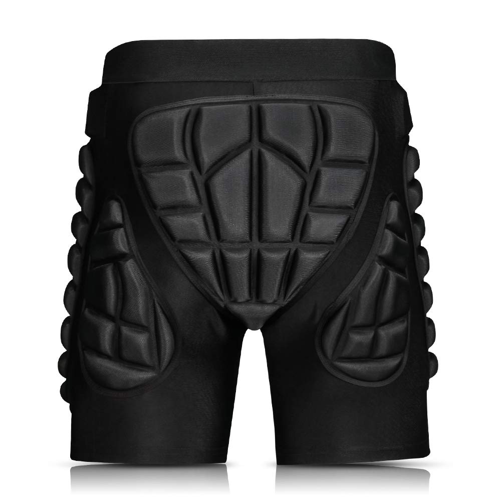 Lixada Gepolsterte Shorts mit Hüftschutz, für Snowboarden, Skaten, Skifahren, Reiten