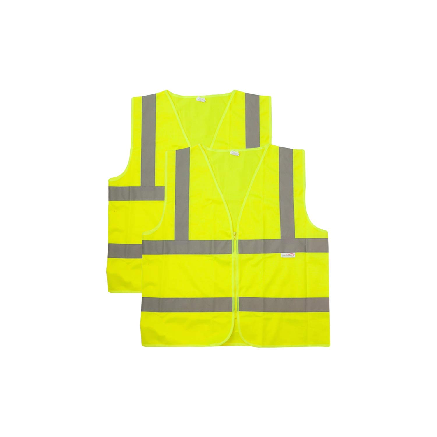 SAFE HANDLER Reflective Safety Vest, Neon Amarillo, Large
