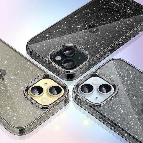 Image of JETech Glitter Case for iPhone 15, Black