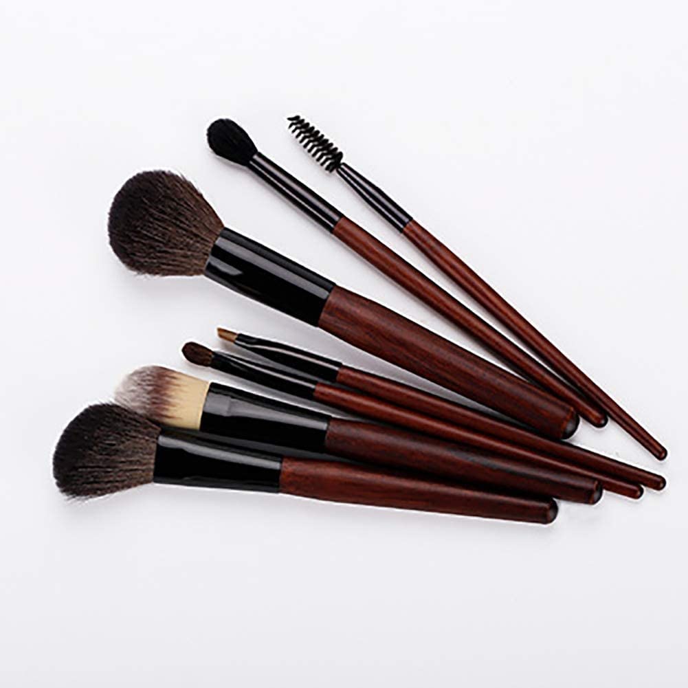 Set di pennelli Trucco - 7 Pezzi Pennelli for Il Trucco for Fondazione Eyeshadow Eyeliner Eyeliner Blush Polder CoCealer Contour