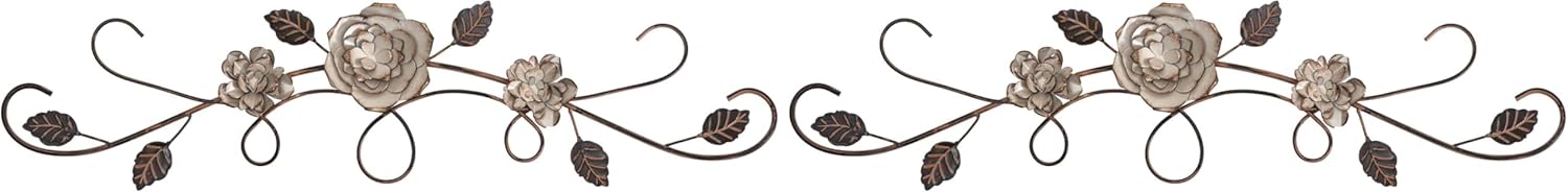 Habitat Décor Astera Floral Metal Wall Art