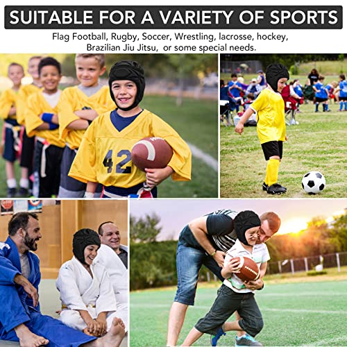 image for Surlim Soft Helmet for Flag Football Scrum Cap Soft Shell Helmet Rugby