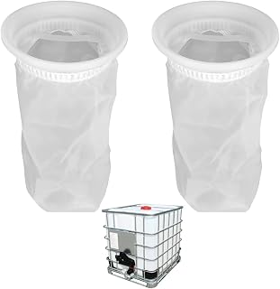 IBC Lid Filter Nylon Screen IBC Tote Lid Filter for Water Tank Washable 2 Pieces