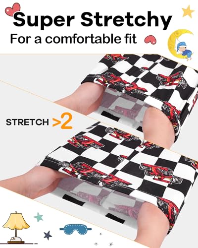 Image of DAUGHTER QUEEN Boys Pajamas 4 Pieces Long Set 100% Cotton Sleepwear Size 18 Months-12 Years