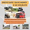 Ultrasonic Deer Animal Warning UK Car Whistle Device - Air Powered HORN FAOR Road Crossing WILDLIFE Driver Safety Adhesive Kit Bike Car Truck Van -4 PCS #1