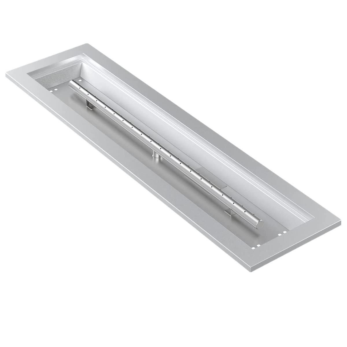 Linear Burner Fire Pit Pan Stainless Steel Drop-in Fire Pit Pan and Burner  for Indoor and Outdoor Use - 30 x 6 : Amazon.de: Home u0026 Kitchen