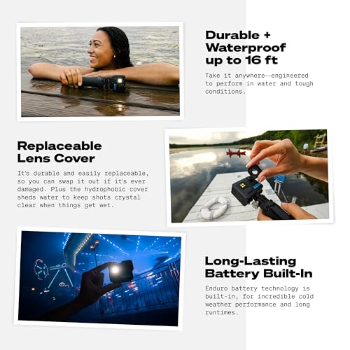 GoPro LIT Hero Bundle The Handler Floating Hand Grip - Lightweight, 4K, Waterproof Action Camera with Touchscreen — Edit Quik App - image 6