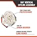 Malta Dynamics 100-ft Vertical Lifeline Assembly – Fall Protection Lanyard, Fall Arrest System with Shock Absorber, Safety Rope for Workplace and Construction Site, OSHA and ANSI Approved