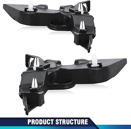 Miniatura 178 de PIT66 Soporte de parachoques delantero compatible con Hyundai Sonata 2011-2015 2 piezas soporte de parachoques delantero izquierdo y derecho