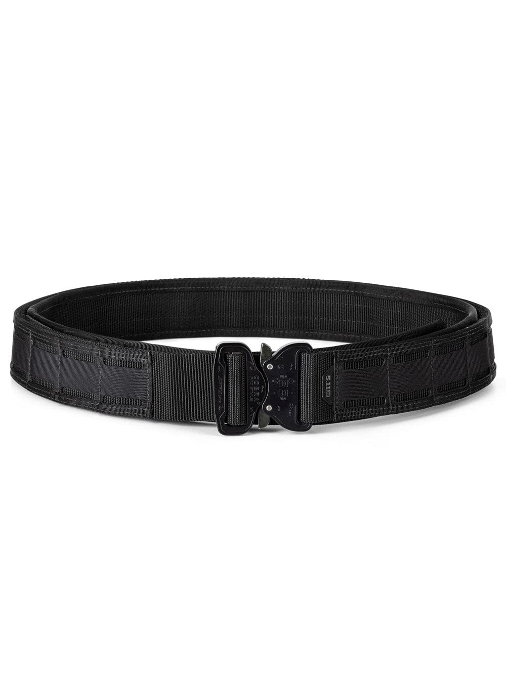 5.11 Tactical Men's Maverick Battle Belt, 1.75" Width and Ergonomic Curve, Inner and Outer Belt, Style 56664, Black, S