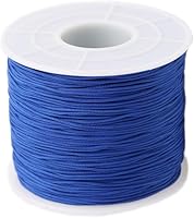 Vista 9 de Cuerda de nailon de 109 yardas de 0.031 in para pulseras de macramé, nudos chinos, collares, colgantes, fabricación de joyas (rojo)