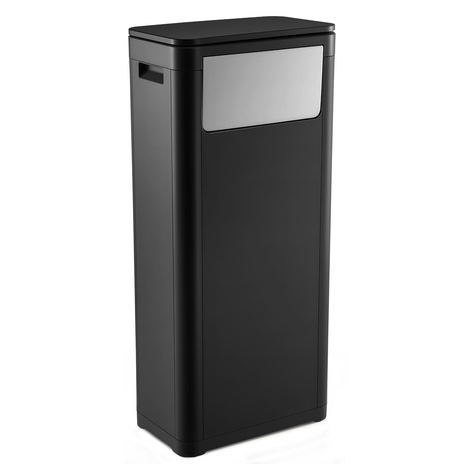 GreenWhim 32L Kitchen Trash Can with Dual Opening Lid, Tall Waste Bin