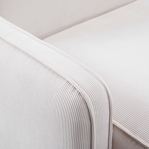 Sillón Plegable Corduroy Blanco miniatura 5