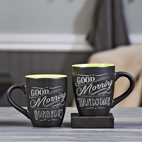 Chalk Talk Gift Set "Good Morning" His/Hers perfect for Wedding Gifts