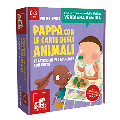 Pappa con le carte degli animali. Filastrocche per mangiare con gusto. Ediz. a colori. Con 35 carte. Con libro-guida riservato agli adult