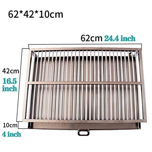 Hund mit Toilettenbrett Hundeviskette aus Edelstahl, Katzentoilette, klein bis mittel, Urinal, Teddybär (Stainless Steel Tray,62 * 42 * 10cm)