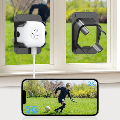 ANYQOO Window Camera 3MP 2K, Indoor/Outdoor Window Camera, 2.4GHz & 5GHz WiFi Security Camera for Home, ChroMax AI Color Night Vision,Motion Detection, 24/7 Recording, Easy Install (1 Pack-White) ANYQOO Window Camera 3MP 2K, Indoor/Outdoor Window Camera, 2.4GHz & 5GHz WiFi Security Camera for Home, ChroMax AI Color Night Vision,Motion Detection, 24/7 Recording, Easy Install (1 Pack-White)