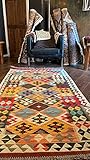 kilim afgano Alfombra tradicional afgana Kilim tejida a mano de lana oriental Kilim