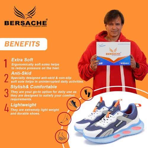 Image of BERSACHE Premium Sports,Walking,Gym,Cricket, Trending Running Shoes for Men