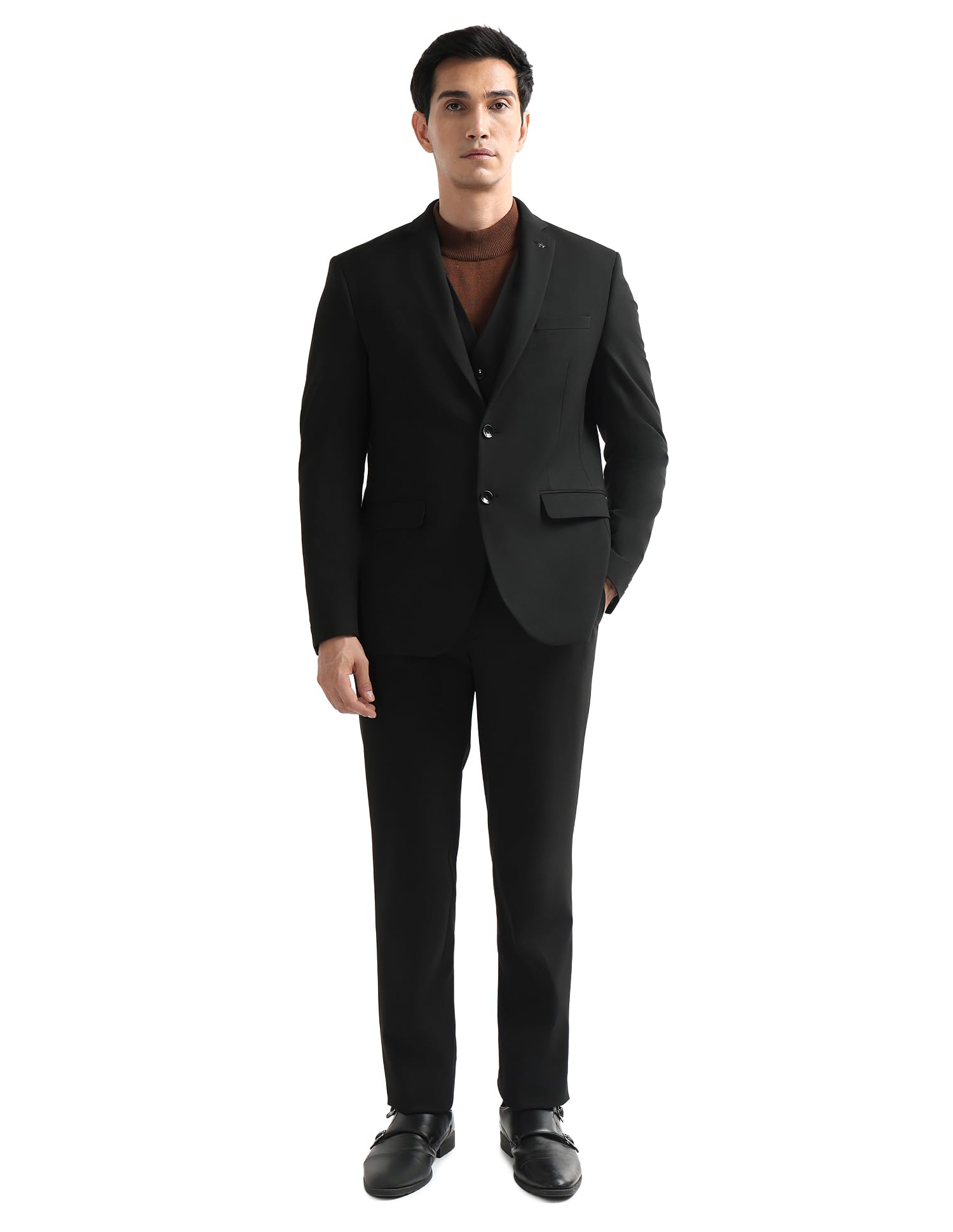 arrow Men's Tailored fit Three Piece Suit-picture-16