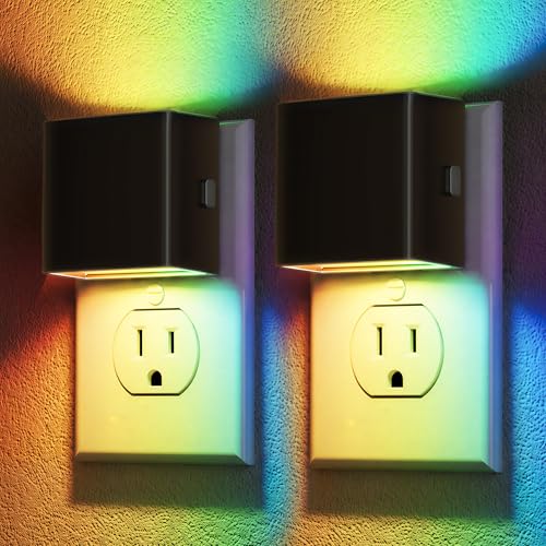 Image of DORESshop LED Night Lights Plug into Wall [2 Pack],Plug in Nightlight