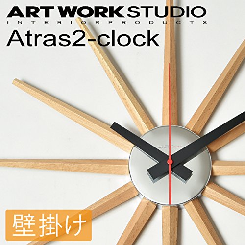 Amazon.co.jp: アートワークスタジオ Atras2-clock + 壁の穴が目立ち